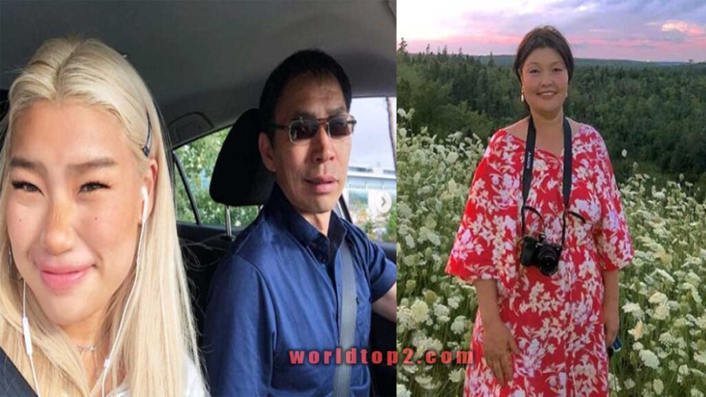 hannah kae with her father and mother