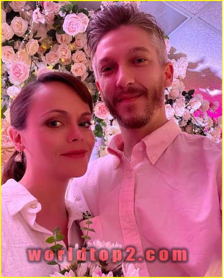 mark hampton with his wife Christina Ricci