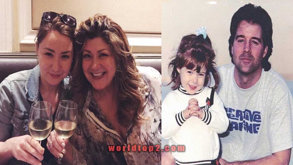 Chelsea Fagan with her father and mother