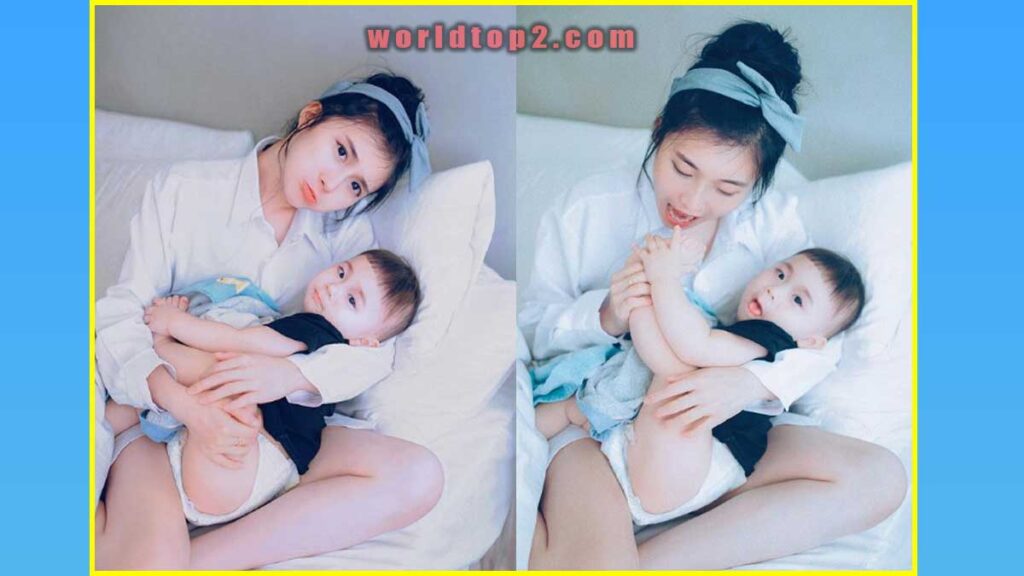 Vivian with her son