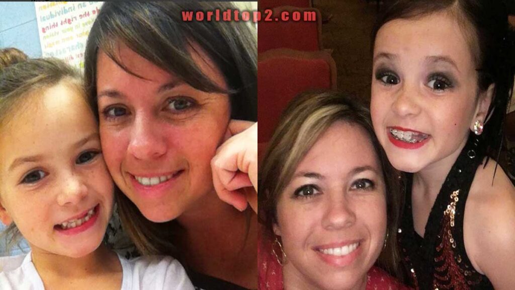 Cailey Fleming with her mother