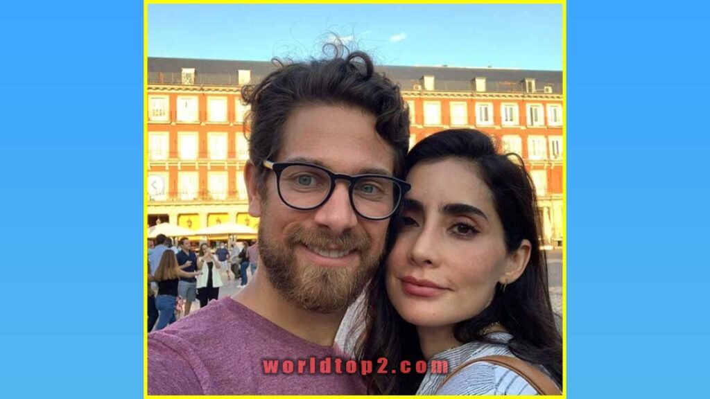 Paola Núñez with her husband Benjamin Nathan Serio