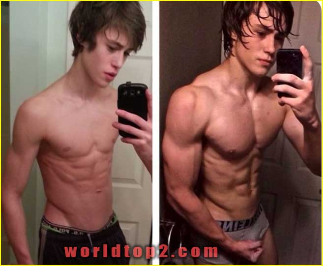 David Laid before and after