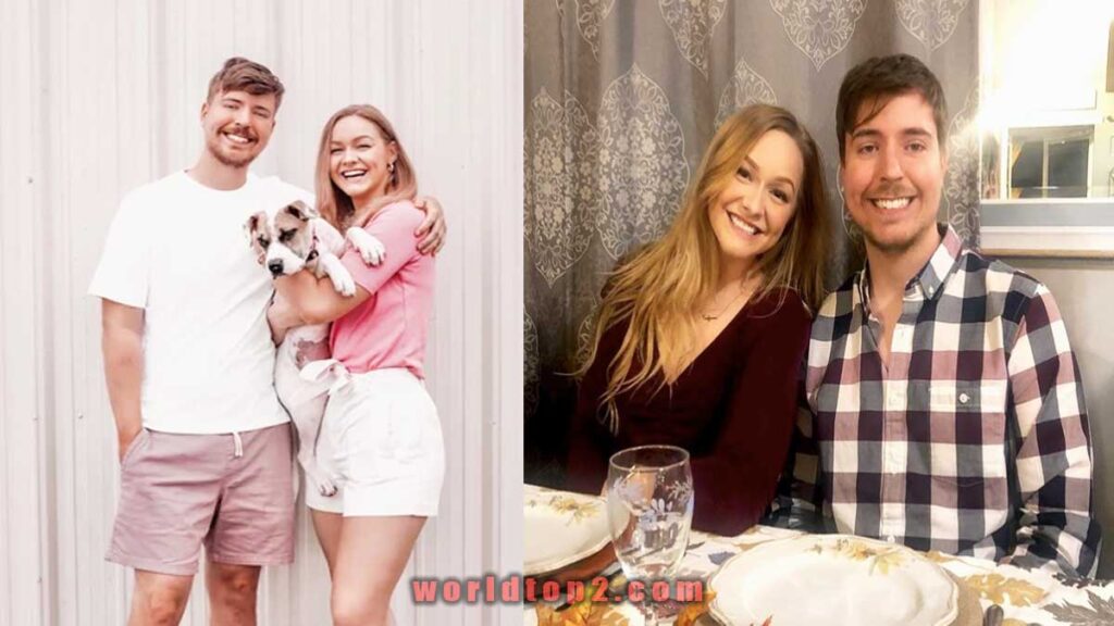 Maddy Spidell with MrBeast