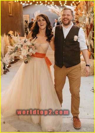 Mary Holland with her husband