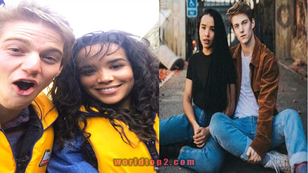 Zoe Robins with Nico Greetham