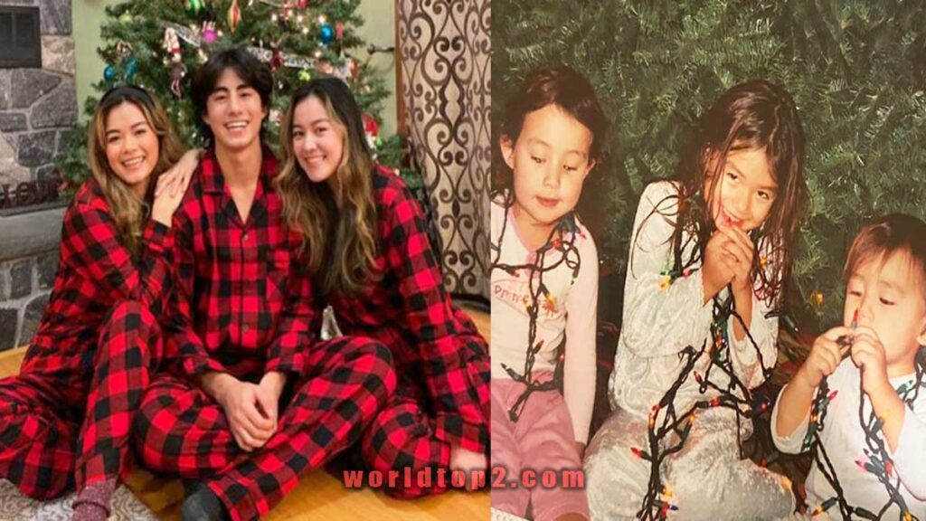 Ashley Alexander with her brother and sister