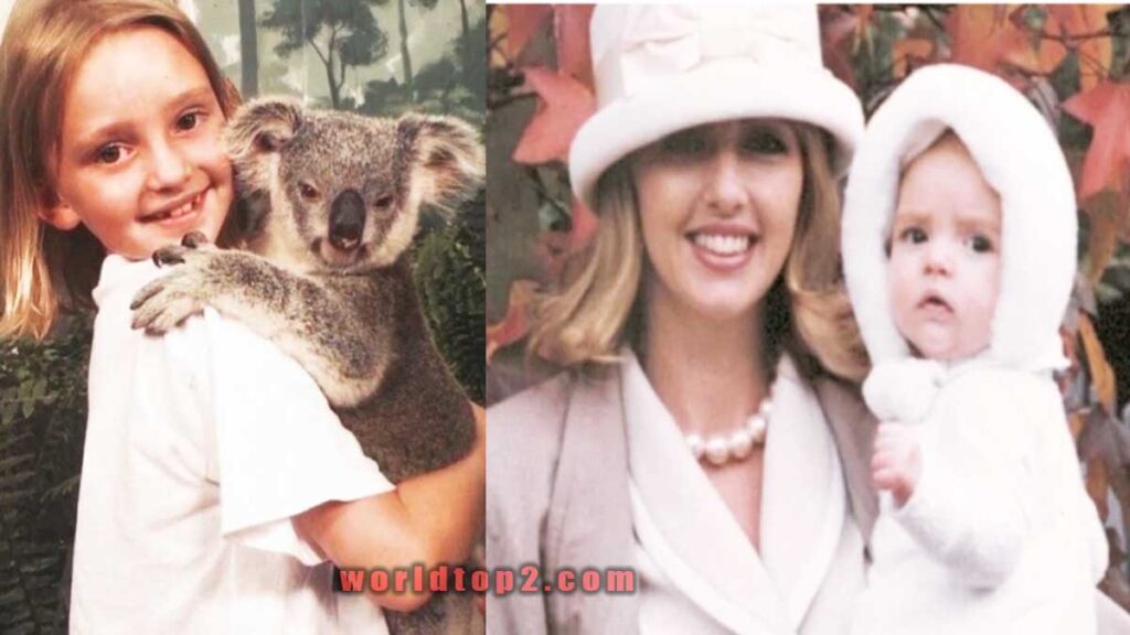 Natasha Bassett childhood photo