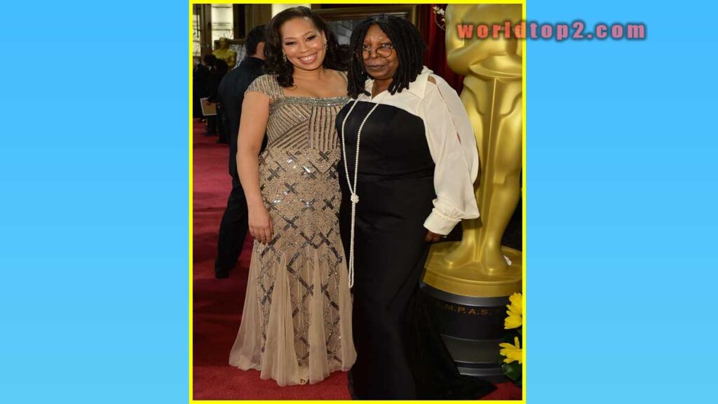 Whoopi Goldberg with her daughter