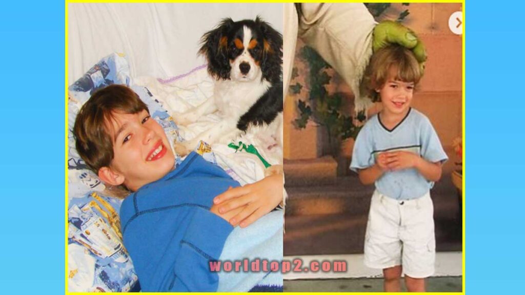 Baylen Levine childhood photo