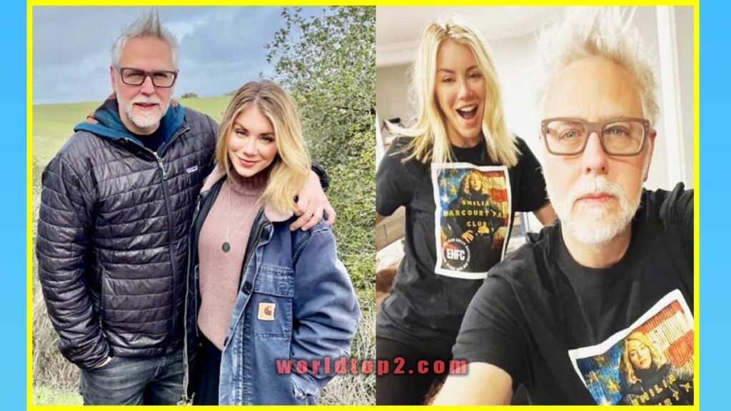 James Gunn with his girlfriend Jennifer Holland