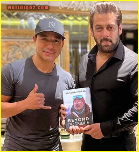 Nims Purja with salman khan
