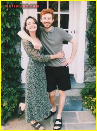 Olivia Morris with her boyfriend