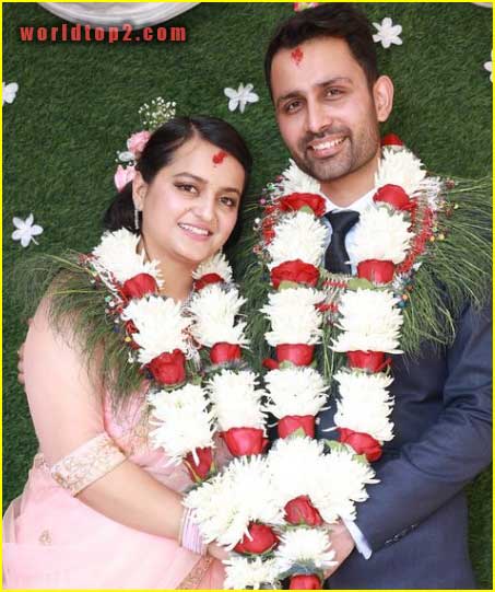 Ranju Darshana with her husband