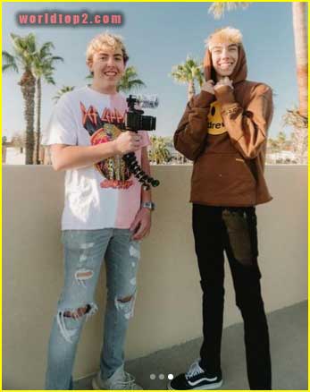 Sammy Halsa with his brother Ryan Halsa