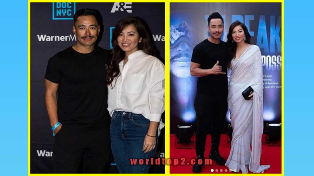 Suchi Purja with her husband Nirmal Purja