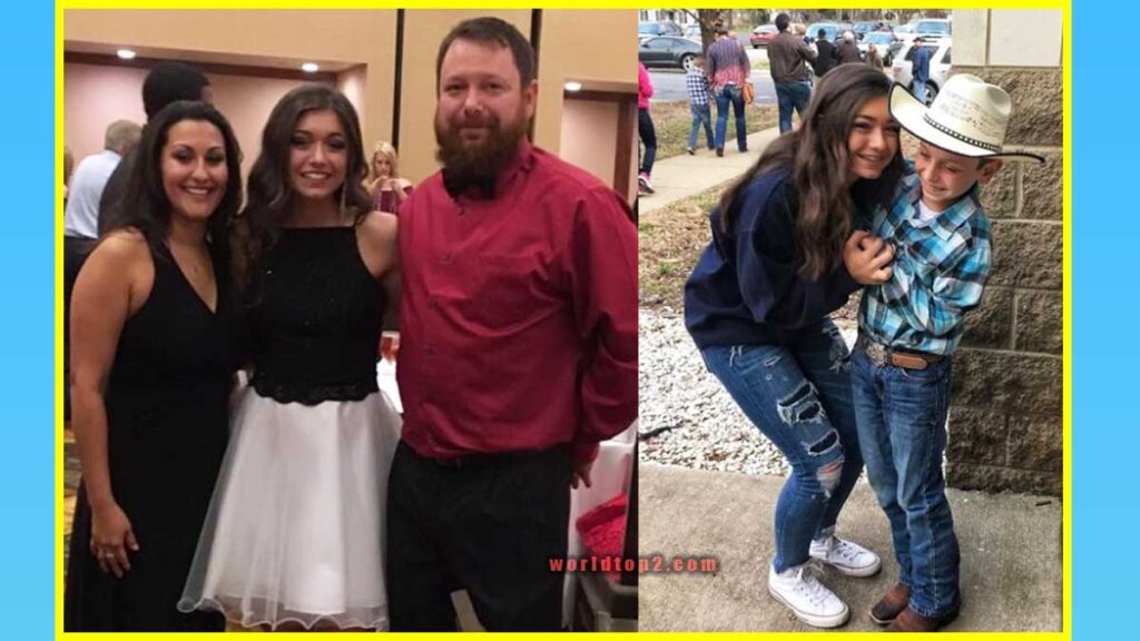 Tabitha Swatosh with her father mother and brother