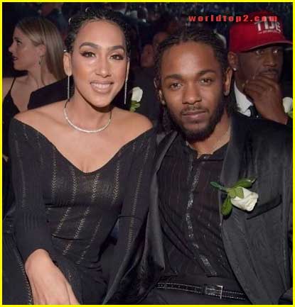 Whitney Alford with Kendrick Lamar