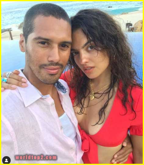 Nina Marie Daniele with her boyfriend