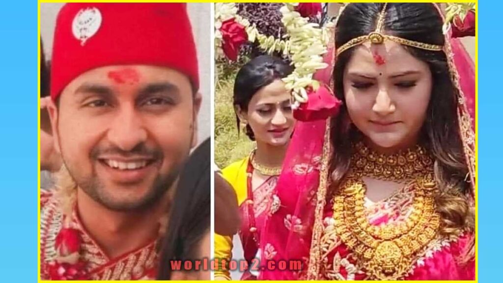 Barsha Siwakoti with her husband Asish