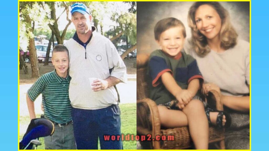 Bryson DeChambeau with his parents