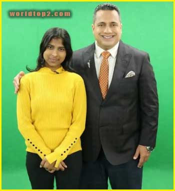 Janhavi Panwar with Vivek Bindra