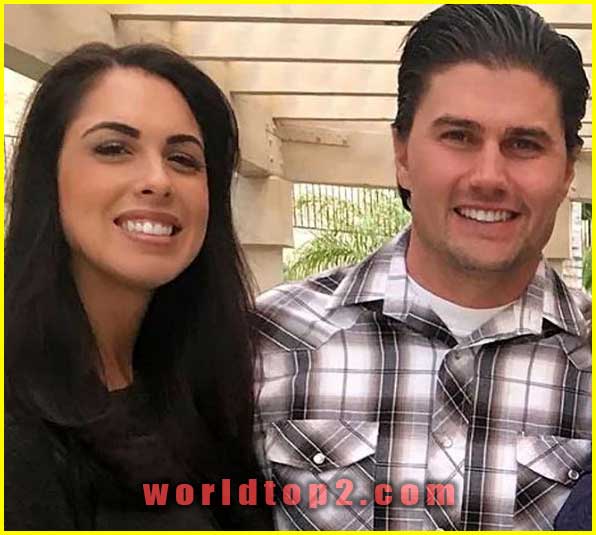 Josh Hall with his former wife Chelsea