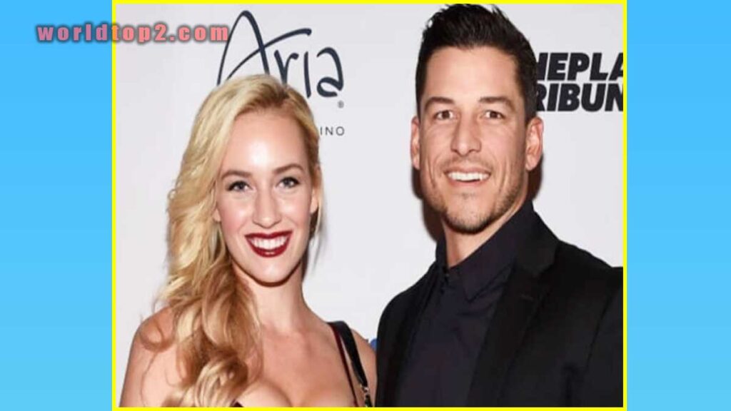 Paige Spiranac with her ex husband