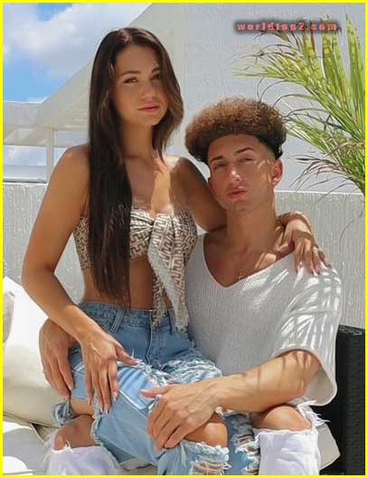 Ryan Kaoud with his girlfriend Montana Ryder