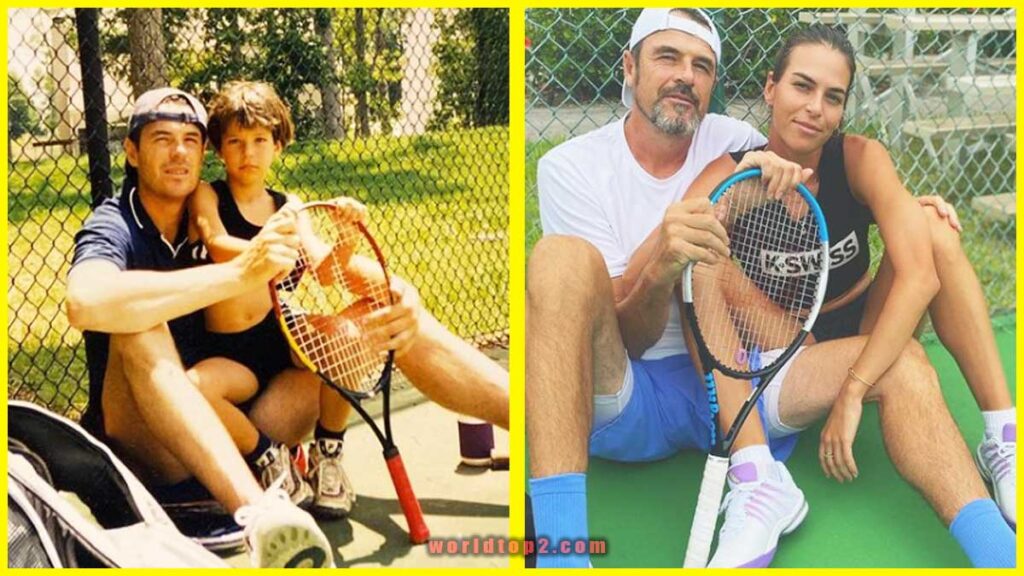 Ajla Tomljanović with her father