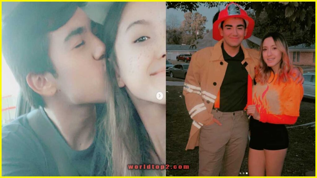 Autumn Monique with her boyfriend Matthew Morales