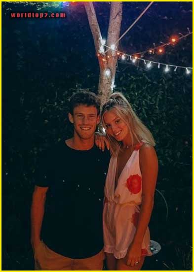 Diego Schwartzman with Eugenia De Martino