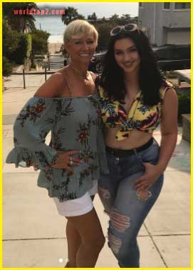 Kellee Moran with her mother