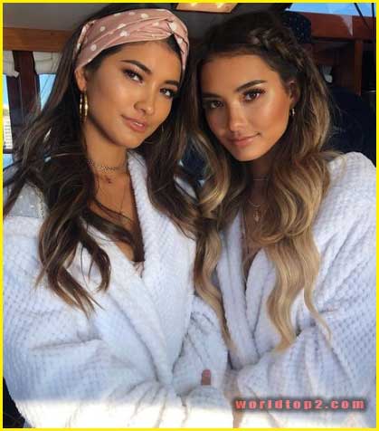 Mimi Perkins with her sister Leah Perkins