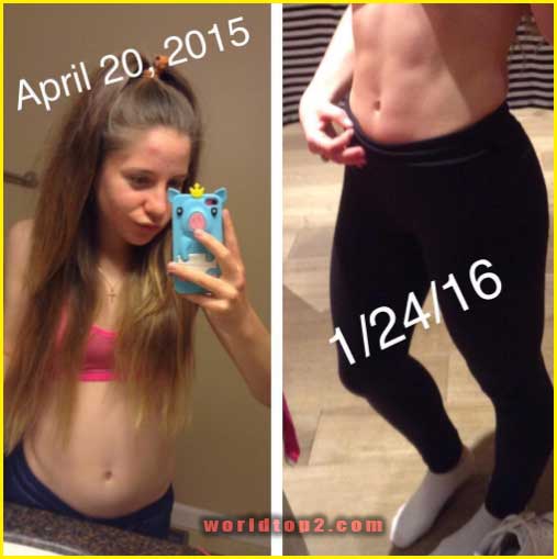Nastassia Ponomarenko before and after