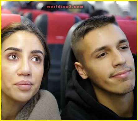 Tamara Kalinic with her ex boyfriend Dusan Petrovic