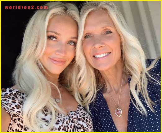 Ashley Brewer with her mother