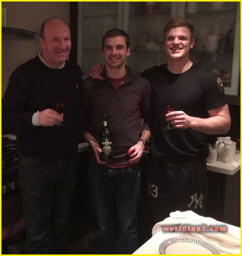 David Eades with his sons