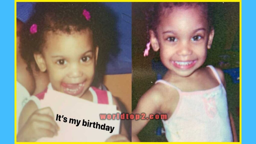 Skylar Mae childhood photo