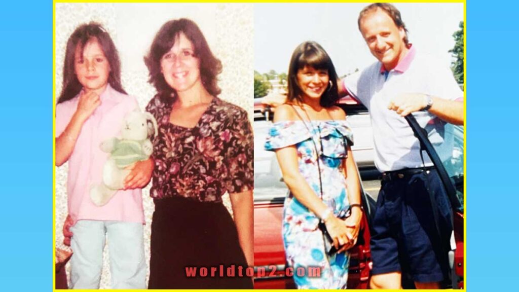 Ginny Buckley with her parents