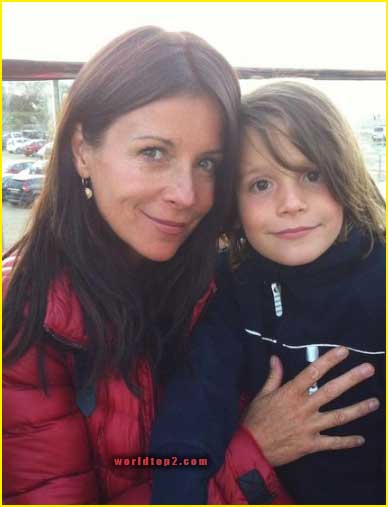 Ginny Buckley with her son