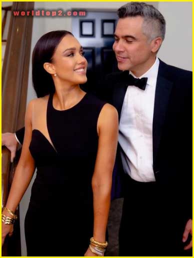 Jessica Alba with her husband Cash Warren