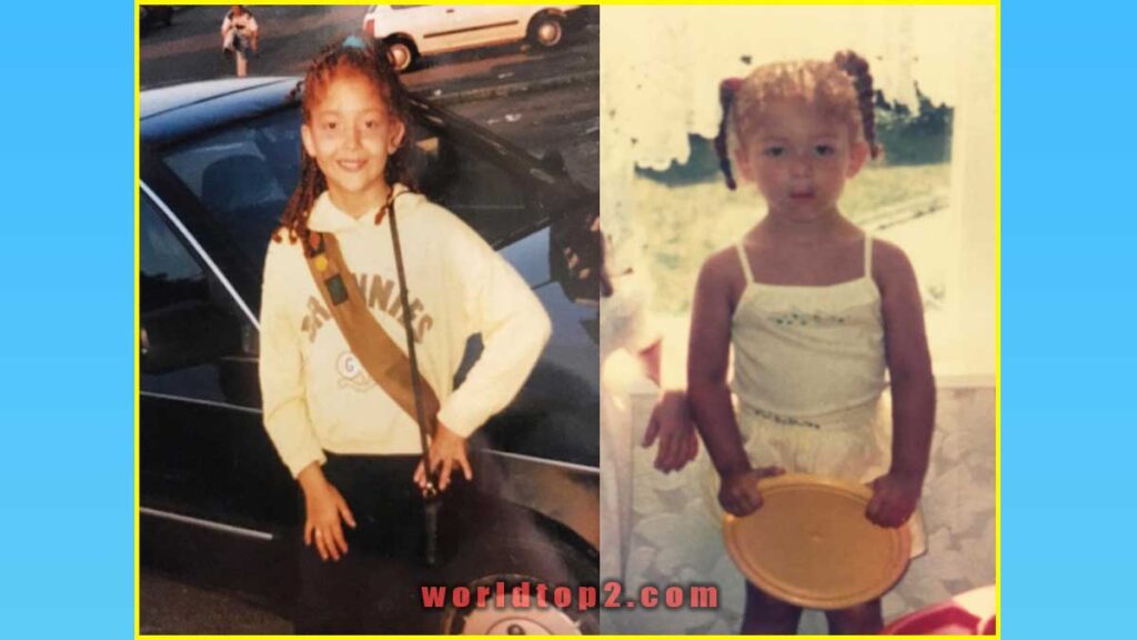 Natasha Culzac childhood photo