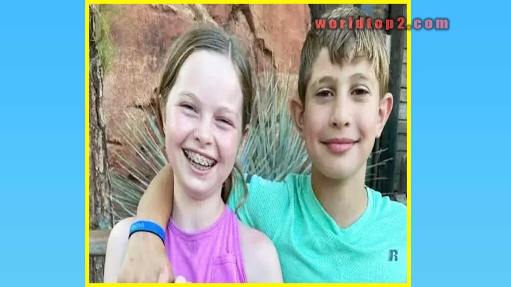 Nidal Ajib with his sister