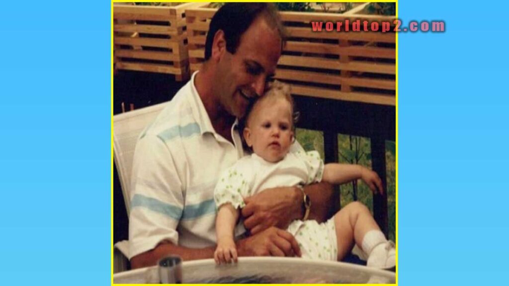 Nina Jankowicz childhood photo with her father