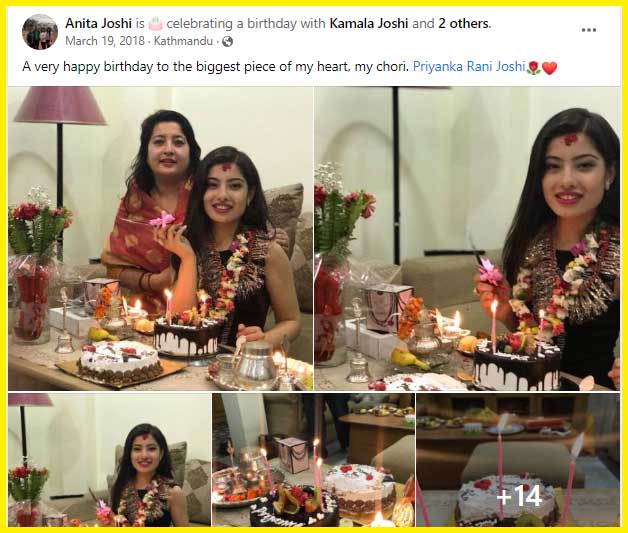 Priyanka Rani Joshi birthday