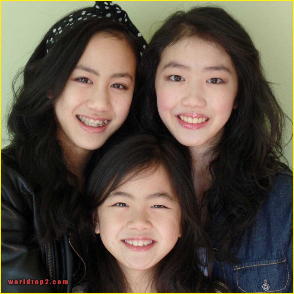 Lanvy Young with her sisters