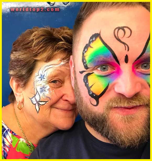 Arron Crascall with his mother