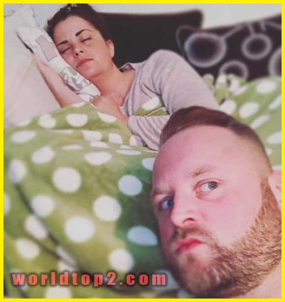 Arron Crascall with his wife