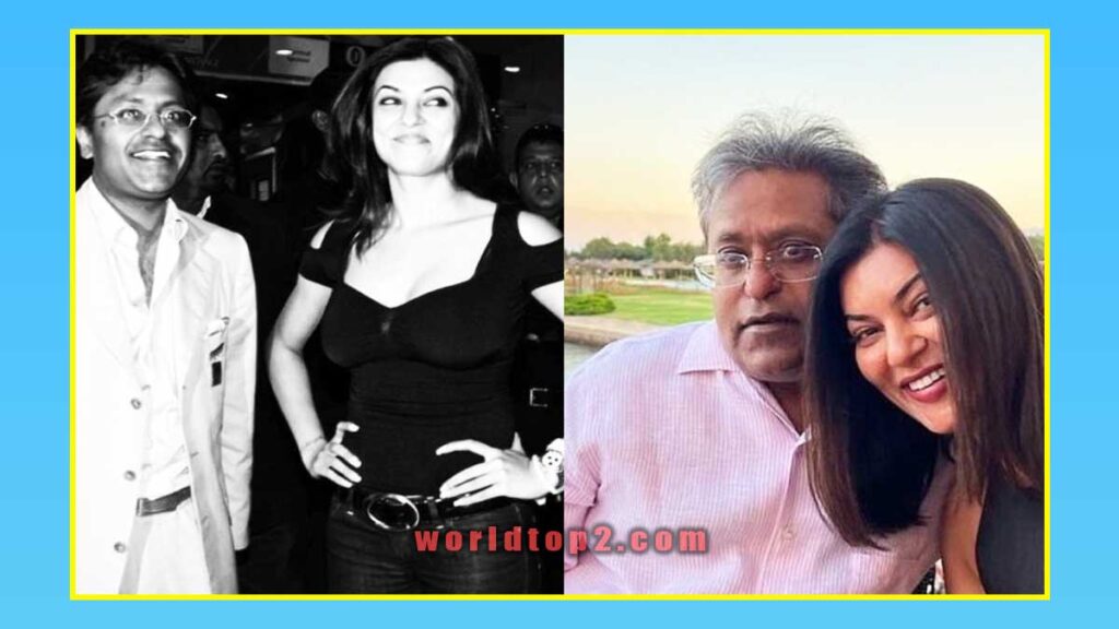 Lalit Modi and Sushmita Sen